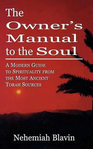 Cover image for The Owner's Manual to the Soul: A Modern Guide to Spirituality from the Most Ancient Torah Sources