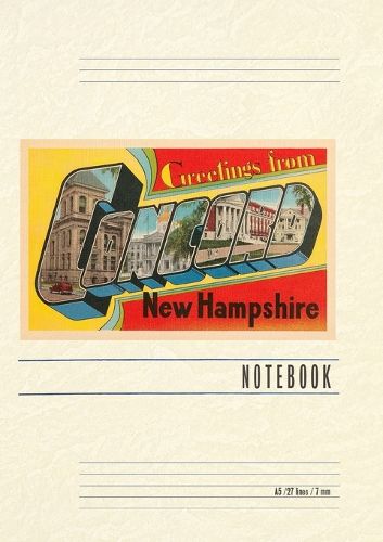 Cover image for Vintage Lined Notebook Greetings from Concord