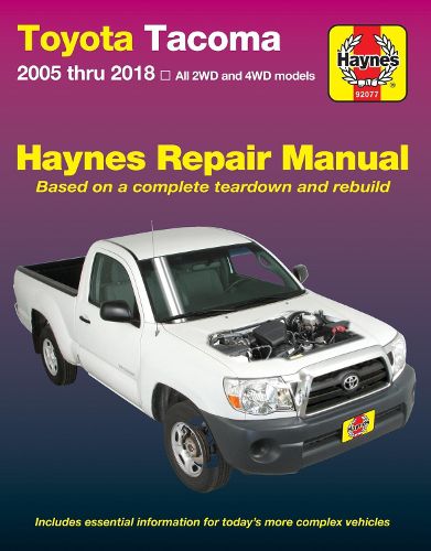 Cover image for Toyota Tacoma 2006 Thru 2018 Haynes Repair Manual