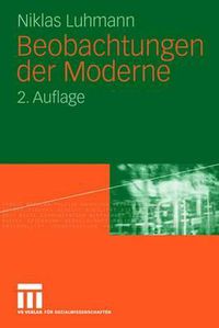 Cover image for Beobachtungen der Moderne