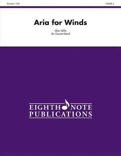 Cover image for Aria for Winds: Conductor Score