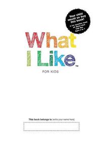 Cover image for What I Like - For Kids