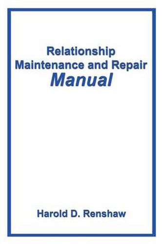 Cover image for Relationship Maintenance and Repair Manual