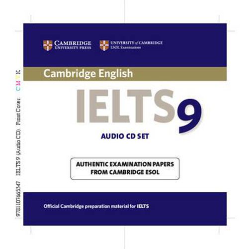 Cover image for Cambridge IELTS 9 Audio CDs (2): Authentic Examination Papers from Cambridge ESOL