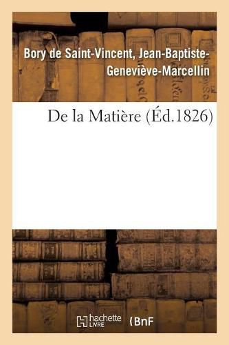 de la Matiere