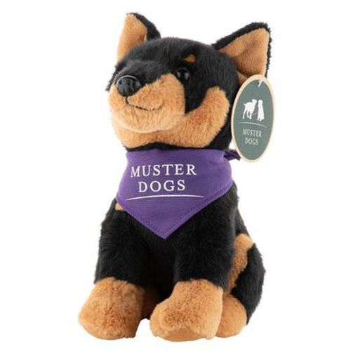 Cover image for Muster Dogs Black & Tan Kelpie Plush 20cm