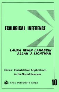 Cover image for Ecological Inference