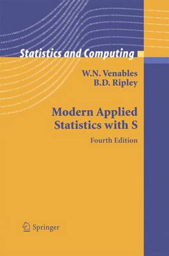 Cover image for Modern Applied Statistics with S