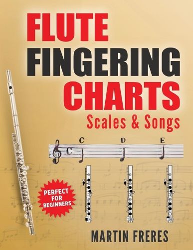 Cover image for Flute Fingering Charts, Scales & Songs