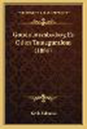 Cover image for Gondolatszabadsag Es Odon Tomeguralom (1886)