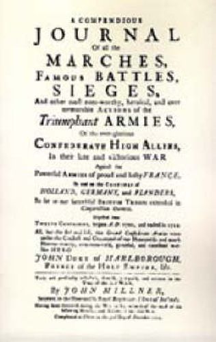 Cover image for Compendious Journal of All the Marches Famous Battles & Sieges: Of Marlborough