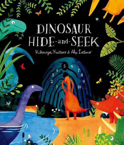 Cover image for Dinosaur Hide-and-Seek: A Prehistoric Search-and-Find Picture Book