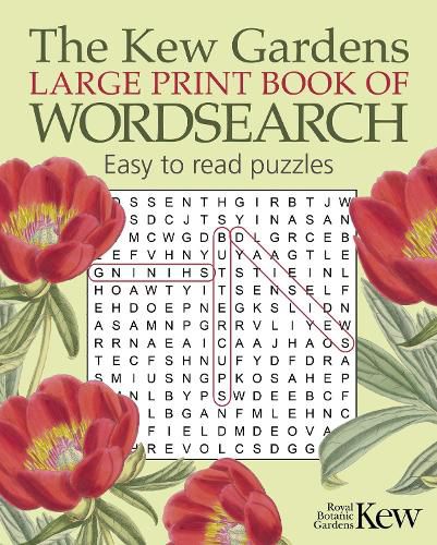 Cover image for The Kew Gardens Large Print Book of Wordsearch