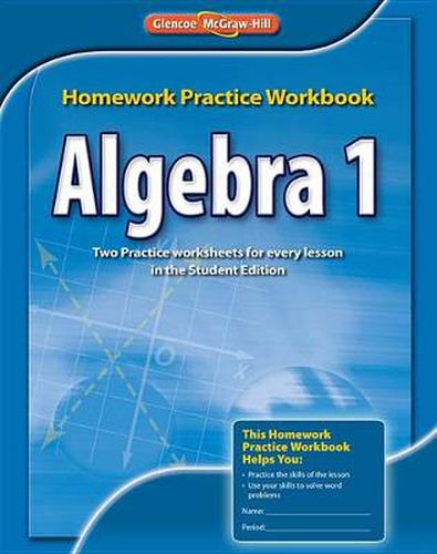 Cover image for Algebra 1, Homework Practice Workbook