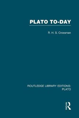 Cover image for Plato Today (RLE: Plato)