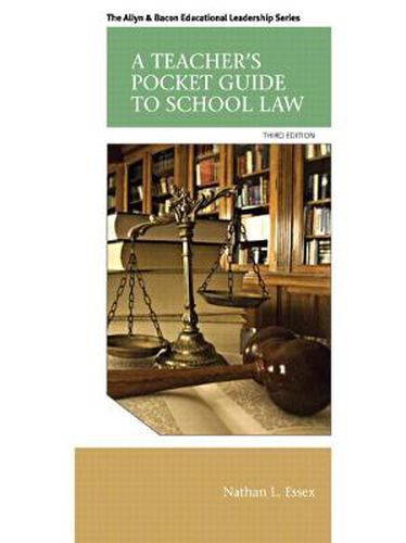 Cover image for Teacher's Pocket Guide to School Law, A