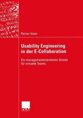 Cover image for Usability Engineering in der E-Collaboration