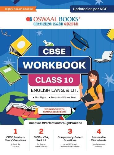 Cover image for Oswaal NCERT & CBSE Pullout Worksheets Class 10 English Lan. & Lite. For 2024 Exam
