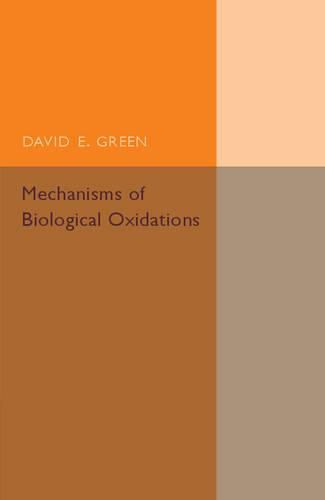 Cover image for Mechanisms of Biological Oxidations