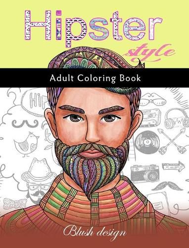 Cover image for Hipster Style: Adult Coloring Book