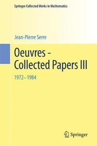 Cover image for Oeuvres - Collected Papers III: 1972 - 1984