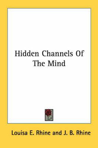 Cover image for Hidden Channels of the Mind