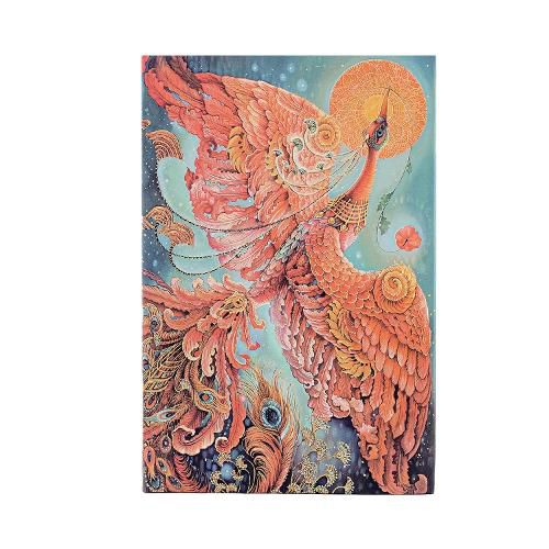 Cover image for Firebird (Birds of Happiness) Mini Lined Hardback Journal (Elastic Band Closure)