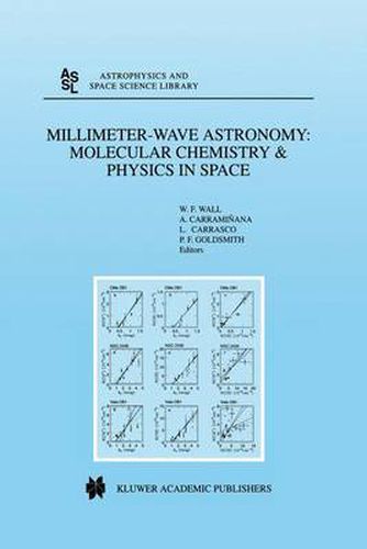 Cover image for Millimeter-Wave Astronomy: Molecular Chemistry & Physics in Space: Proceedings of the 1996 INAOE Summer School of Millimeter-Wave Astronomy held at INAOE, Tonantzintla, Puebla, Mexico, 15-31 July 1996