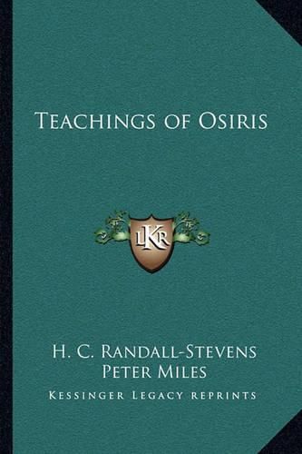 Teachings of Osiris