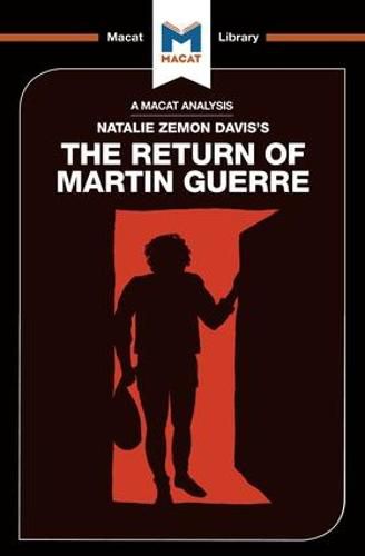 An Analysis of Natalie Zemon Davis's The Return of Martin Guerre