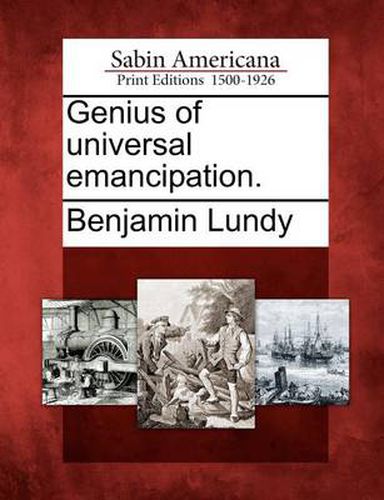 Cover image for Genius of universal emancipation.