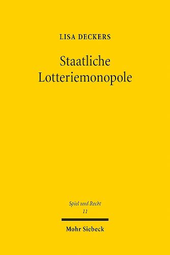 Cover image for Staatliche Lotteriemonopole