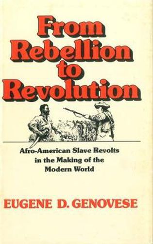 Cover image for From Rebellion to Revolution: Afro-American Slave Revolts in the Making of the Modern World