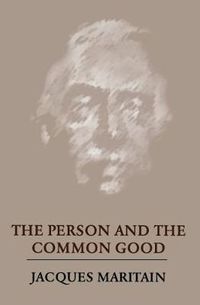 Cover image for The Person and the Common Good