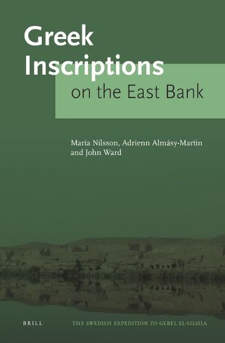 Cover image for Greek Inscriptions on the East Bank