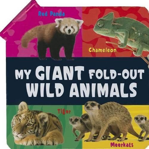 Cover image for My Giant Fold-Out Wild Animals