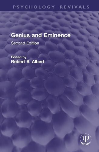 Cover image for Genius and Eminence