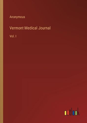Cover image for Vermont Medical Journal