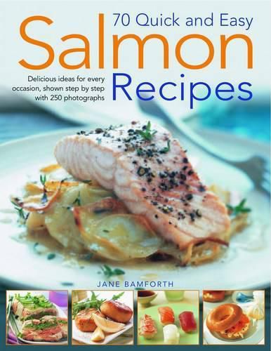 Cover image for 75 Quick and Easy Salmon Recipes