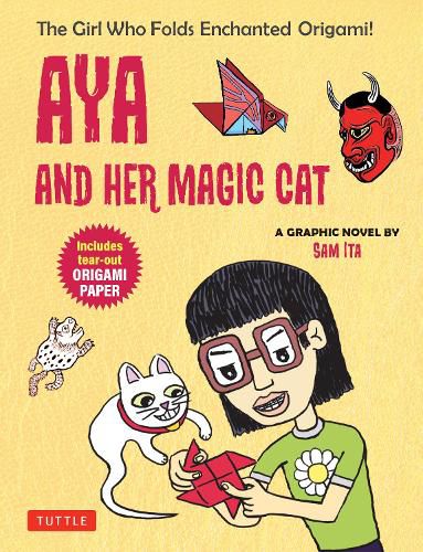 Cover image for Aya and Her Magic Cat: A Graphic Novel