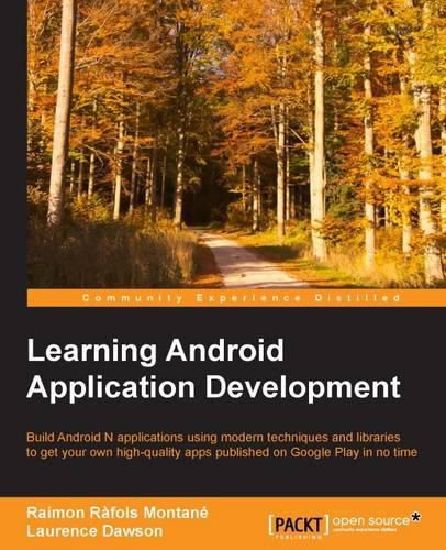 Cover image for Learning Android Application Development