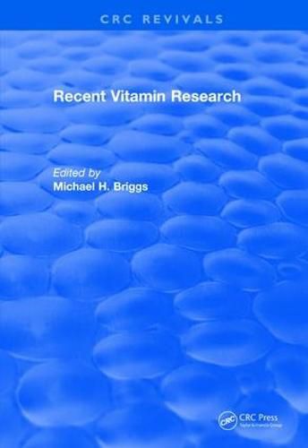 Cover image for Recent Vitamin Research (1984)