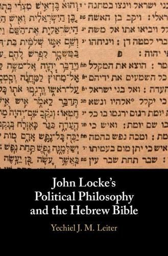 Cover image for John Locke's Political Philosophy and the Hebrew Bible