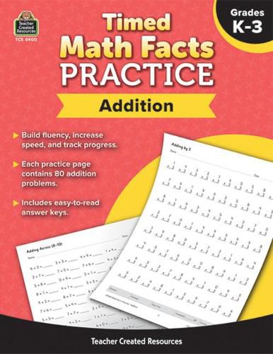 Cover image for Timed Math Facts Practice: Addition