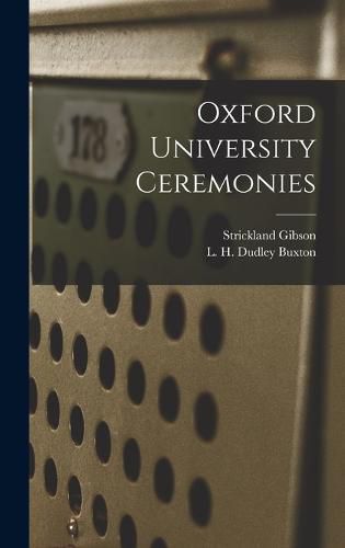 Cover image for Oxford University Ceremonies