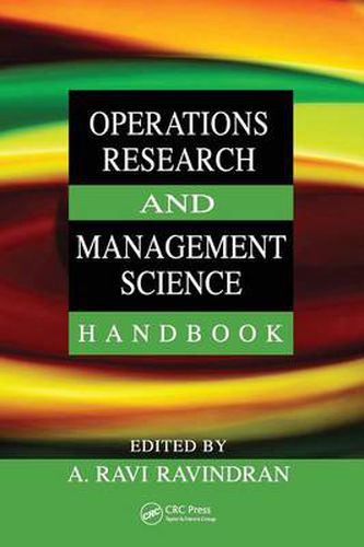 Cover image for Operations Research and Management Science Handbook