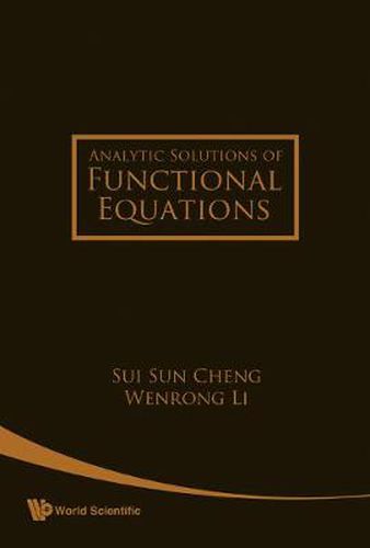 Cover image for Analytic Solutions Of Functional Equations