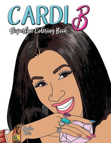 Cover image for Cardi B Superfan Coloring Book