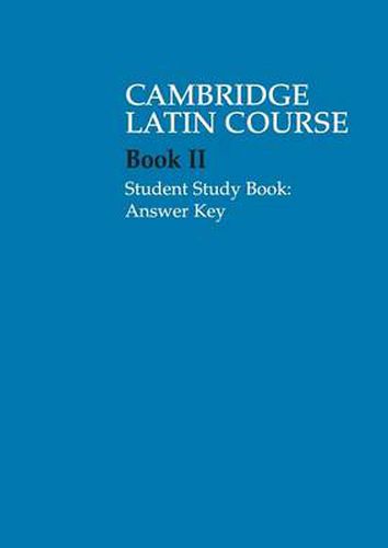 Cover image for Cambridge Latin Course 2 Student Study Book Answer Key