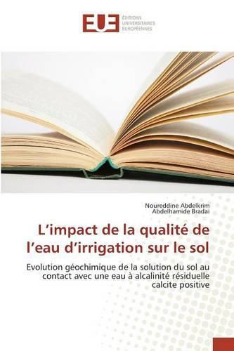 Cover image for L Impact de la Qualit de L Eau D Irrigation Sur Le Sol